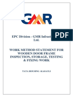 4-Method Statement For Door Frame Fixing, Inspection, Storage and Test 1 - Copy1