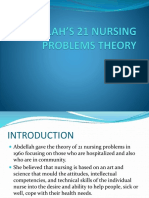 Abdellah's 21 Nursing Problem Theory