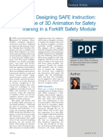 The Use of 3D Animation For Safety Training in A Forklift Safety Module