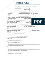 Passive Voice: I. Put The Correct Form or Tense of The Verb in Brackets