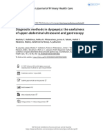 Diagnostic Methods in Dyspepsia The Usefulness of Upper Abdominal Ultrasound and Gastros