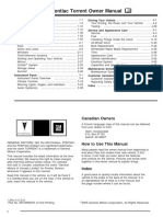 Pontiac Torrent 2006 - Manual Del Propietario