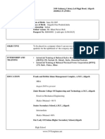 Junaid Khan CV 2019