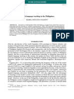 English Language Teaching in The Philipp PDF