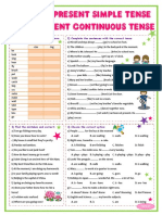 Present Simple Vs Continous