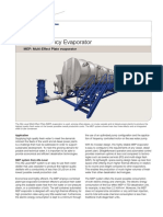 Mep Multi Effect Plate Evaporator Datasheet