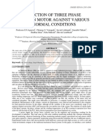 Protection of 3 Phase IM Against Various Abnormal Conditions Ijariie4028 PDF