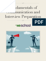 Fundamentals of Communication and Interview Preparation