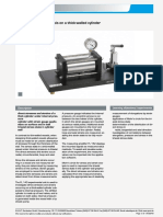 Stress and Strain Analysis On A Thick-Walled Cylinder: Description Learning Objectives/experiments