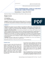 Prevalence and Risk Factors of Inguinal Hernia Study in A Semi-Urban Area in Rayalaseema, Andhra Pradesh