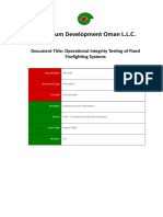 PR-1147 - Operational Integrity Testing of Fixed Firefighting Systems