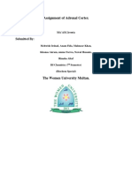 Assignment of Adrenal Cortex