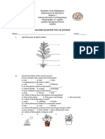 Second Quarter Test in Science