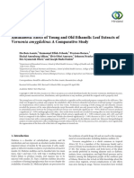 Research Article Vernonia Amygdalina: A Comparative Study