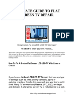 Flat Screen LCD TV Repair