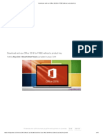 and Use Office 2016 For FREE Without A Product Key PDF