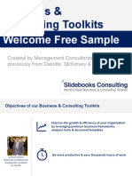 Business Consulting Toolkits Welcome Free Sample