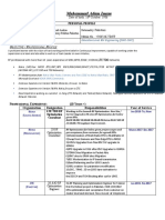 Adam CV RF Optimization LTE TDD