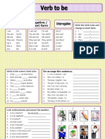 Verb To Be Grammar Drills PDF