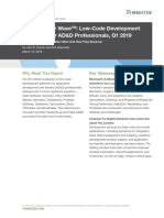 The Forrester Wave™ - Low-Code Development Platforms For AD&D Professionals, Q1 2019