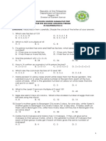 Grade 4 Second Periodical Test