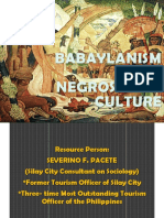 Babaylanism in Negrosanon Culture