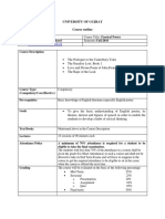 University of Gujrat Course Outline: Ahmad - Shaheed@uog - Edu.pk