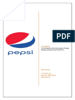 Pepsi - Value Chain, Strategic Planning, Decision Planning