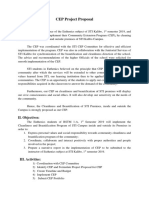 CEP Project Proposal: I. Description