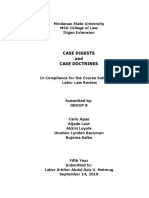 Case 21-23 Digests Doctrines (Labor Law)