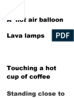 A Hot Air Balloon Lava Lamps