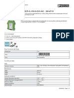 Datasheet Current Transducer