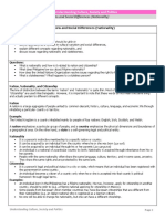 Topic 6 Cultural Variations and Social Differences (Nationality)