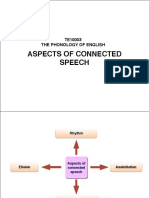 Aspects of Connected Speech: TE10003! The Phonology of English