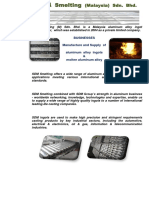 Businesses Manufacture and Supply of Aluminum Alloy Ingots & Molten Aluminum Alloy