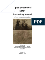 Digital Electronics 1 (ET181) Laboratory Manual: (Where Theory Meets Practice)