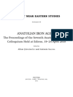 War and Identity in The Early History of Urartu - Atilla Batmaz, 2012