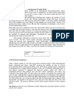 Notes On ATM, PSTN and ISDn Notes