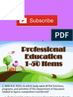 Professional Education