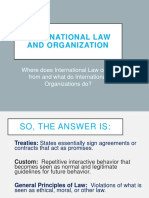 International Law and Organization