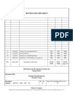 Standard Shell. Specifications Pressure Vessel