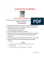 Employement Benefits and and Compensation in Ethiopia