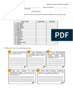 Physical Education 8 Modules