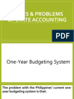 Issues & Problems of State Accounting