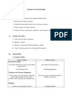 Detailed Lesson Plan - CHRISTINE JOY (Types of Sentences)