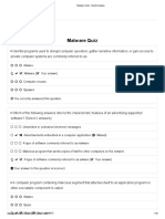 Malware Quiz - ExamCompass