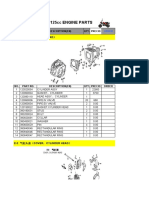 125Cc Engine Parts: E-1 气缸头（Cylinder Head）