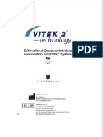 Bidirectional Computer Interface Specification For VITEK