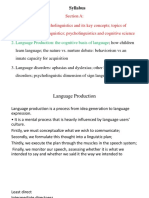 Psycholinguistics