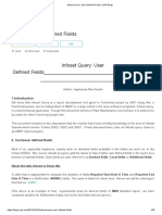 Infoset Query User Defined Fields 